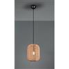 TRIO LIGHTING RUNA SOSPENSIONE VINTAGE D25 CM IN SISAL NATURALE INTRECCIATO LAMPADINA ATTACCO E27