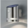 RL SALTA APPLIQUE AD ENERGIA SOLARE CON SENSORE DI MOVIMENTO IP44 NICHEL O ANTRACITE LED 3W
