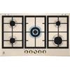 Electrolux KGS9536RS Piano Cottura Gas 5 Fornelli 88 cm Sabbia