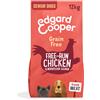Edgard Cooper Senior con Carne Fresca di Pollo e Salmone Norvegese per Cani - Sacco da 12 kg - Taglia Media e Grande