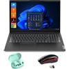 Lenovo, Notebook Pc Portatile, 15.6 FHD, Intel Celeron N4500, Ram 8GB, NVMe/SSD 756GB, Office 2021 Pro Plus, Windows 11 Pro, Mouse Wireless e Auricolari Bluetooth - Pronto all'Uso