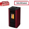 LVZ Stufa a pellet ventilata KARIN 8,9kW 8.1 kW bordeaux