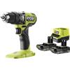 Ryobi Trapano a percussione a batteria RYOBI RPD18BL1-2C20S 18V 2Ah, 2 batterie + borsa morbida