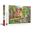 Trefl - Rifugio nel Bosco - Puzzle 1000 Pezzi - Puzzle Fai Da Te, Immagine Dipinta, Intrattenimento Creativo, per Adulti e Bambini a partire da 12 anni