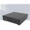 Tickoffice HER-415 Cassetto rendiresto per registratori di cassa big 46X46 cm 4 scomparti regolabili 8 monete