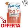 Monge Dog Grill Adult Salmone - Bustina Da 100 Gr - CONFEZIONE RISPARMIO