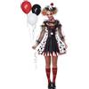 California Costumes Déguisement clown psycho robe luxe femme Jadeo