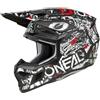 Oneal Casco Moto Cross Enduro Oneal 3SRS sttack Nero Bianco