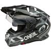 Oneal Casco Moto Integrale Adventure Oneal D-SRS SQUARE Nero Bianc
