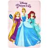 CARTOON Plaid per bambini Principesse Disney coperta in 100% Poliestere 100 x 140 cm