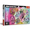Trefl - Monster High, Viva gli Zombie!- Puzzle 300 Pezzi - Puzzle colorato con Bambole, Divertimento Creativo, Gioco per Bambini dagli 8 anni