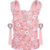 GAGAKU Marsupio per bambole per bambini, con cinghie regolabili, accessori per bambole americane, rosa (fiori di anemone)