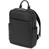 Moleskine Classic Pro Backpack in Pelle, Zaino Professionale da Ufficio, Zaino Porta Pc per Laptop, iPad, Notebook fino a 15'', Zainetto da Lavoro per Uomo, Dimensioni 43 x 33 x 14 cm, Nero