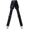 ZINZ Cinturino Regolabile con Imbottitura Fissa Spessa | Ganci Metallo, Doppie Fibbie, Morbido & Traspirante, per PC, Borse & Borse Sport