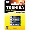 TOSHIBA BATTERIE ALKALINE MINISTILO AAA