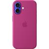 Apple Custodia MagSafe in silicone per iPhone 16 - Fucsia