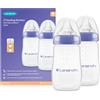 Lansinoh Biberon Anticolica con Tettarella NaturalWave a Flusso Medio - Senza BPA e BPS - Confezione da 2 x 240 ml