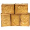 BIO JALAL SAPONE DI ALEPPO Bio Jalal 5 pezzi Sapone di Aleppo 1 Kg 100% olio di oliva sapone da doccia mani viso prodotto artigianale in Turchia