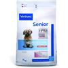 Virbac Veterinary HPM Vet Dog Senior Neutered S & Toy - Cibo per cani, 1,5 kg