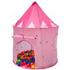 LittleTom Tenda Giocattolo Bambina 100x100x135cm Piscina di Palline Pop-up Rosa