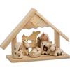 My Home, presepe in legno con personaggi