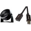 Honeywell HT-900E Ventola turbo potente e silenziosa e cavo di prolunga USB 3.0 AmazonBasics (da maschio a femmina) da 3 m (compatibilità con le versioni precedenti USB 2.0 e 1.1)