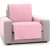 ECOMMERC3 | Copridivano elasticizzato e versatile per divano, misura 1 posto, colore rosa, facile da applicare, con elastici regolabili, rinnova e protegge seduta, schienale e braccia