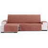 ECOMMERC3 | Copridivano Chaiselong extra sinistro universale e versatile - Copridivano Chaiselongue colore piastrelle, protezione facile da posizionare per schienale, seduta e bracci