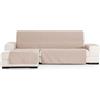 ECOMMERC3 | Copridivano Chaiselong extra sinistro universale e versatile - Copridivano Chaiselongue colore beige, facile da posizionare per schienale, seduta e bracci