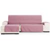ECOMMERC3 | Copridivano Chaiselong Normale Sinistra Universale e Versatile - Copridivano Chaiselongue Colore Rosso, protezione facile da applicare per schienale, seduta e bracci