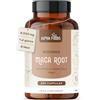 Alpha Foods Maca Peruviana Nera Extra Forte | 8000mg per Capsula di Estratto di Maca Gialla + Black/Nera | Equilibrio Ormonale | 240 Capsule Vegane Alto Dosaggio | Alpha Foods