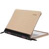 MOSISO Custodia Rigida Laptop Borsa Porta PC Compatibile con MacBook Air 13,6 Pollici 2025-2022 M3 A3113 M2 A2681/Air 13 2022-2018 M1/Pro 13 2025-2016 M2 M1,Trama PU Pelle Vintage NoteBook Cover,Beige