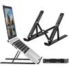 SYXLS Supporto per Computer Portatile, Regolabile Supporto per Tablet, Supporto Ergonomico e Pieghevole, Ventilato Porta Notebook Pieghevole, Per 10-15,6 Laptops