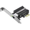 BrosTrend PCIe Scheda di Rete 5 Gigabit, PCI Express Adattatore di Rete Ethernet RJ45 LAN Controller, 5/2,5/1Gbps/100Mbps, PCIe Scheda Ethernet per Windows 11/10, Server 2022, NAS, Protezione a vita