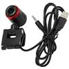 LIYJTK MIC HD Webcam Web Camera Cam, USB 2.0 con 360 gradi per computer PC laptop per Skype MSN