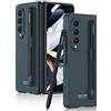 yanzi Compatibile con SamSung Galaxy Z Fold 4-5G Cellulare Cover(Verde) Custodia S Pen Slot Ultra Sottile TPU Antiurto 360° Protezione Case+3D Vetro Temperato Pellicola Protettiva-2022