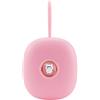 Whychstore Sveglia vibrante per chi dorme pesante, doppia sveglia digitale sotto il cuscino, sveglia portatile con intensità di vibrazione regolabile (rosa)