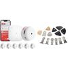 X-SENSE Rilevatore di fumo X-Sense XS01-M ProConnected con stazione base SBS50 e set di accessori Fein Best of Starlock Renovation 26 pezzi, per multitool
