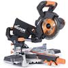 Evolution Power Tools R185SMS-Li Troncatrice scorrevole a batteria e aspirapolvere bagnato/secco a batteria con batteria
