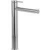 Villeroy & Boch Loop & Friends - Rubinetto per lavabo rialzato, senza scarico, con cartuccia in ceramica, per lavabo, altezza 251 mm, rotondo, cromato