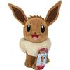 Pokémon Eevee - Peluche da 20,3 cm, con dettagli autentici, giocattoli per bambini