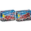 Playmobil City Action 9463 Giocattolo Autoscala Dei Vigili Del Fuoco, Dai 4 Anni & City Action 9464 Giocattolo Autopompa Dei Vigili Del Fuoco, Dai 4 Anni