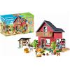 PLAYMOBIL Country 71248 Piccola Fattoria, casa con tanti animali da cortile, fattoria biologica, giocattolo sostenibile per bambini dai 4 anni in su