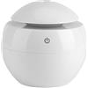 YLSZHYR Mini Umidificatore, Umidificatore con Diffusore di Aromi a Basso Rumore con Design LED Touch USB, Purificazione Dell'aria Silenziosa da Desktop Umidificatore a Nebbia Fredda per Casa, Camera(Bianco)
