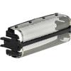 vhbw doppia lamina di rasatura di ricambio compatibile con Remington DA107, DA207, DA307, DA325, DA407, DA557 rasoio elettrico - con supporto, nero