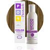 Pop Italy Color Therapy Tinta per Capelli Permanente Professionale - Copertura 100% Capelli Bianchi - Dermatologicamente Testata - 100 ml - Colore (8/0 Biondo Chiaro + Ossigeno 20 vol. 150 ml)