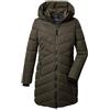 G.I.G.A. DX Donna Parka trapuntato/Parka funzionale con cappuccio GW 17 WMN QLTD PRK, olive brown, 34, 41855-000