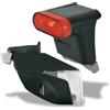 MonkeyLink Light 50 LUX Set Connect - Set di luci per bicicletta anteriore e posteriore, fissaggio magnetico, con omologazione StVZO, colore: Nero