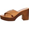 Cinzia Soft Sandali Comodi Con Tacco Iaf 282974, CUOIO, 40