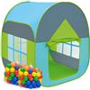 LittleTom Tenda Gioco Pop-up 90x90x110cm incl 200 Palline di plastica Azzurro